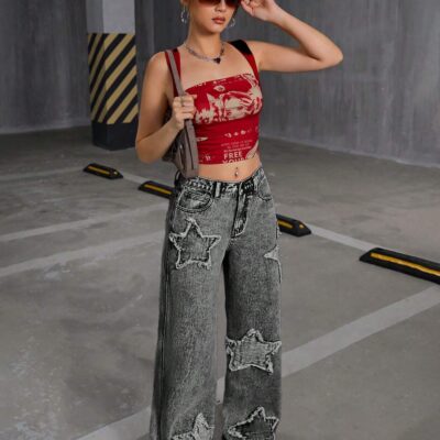 SHEIN Teen Girl Y2K Fashion Stone