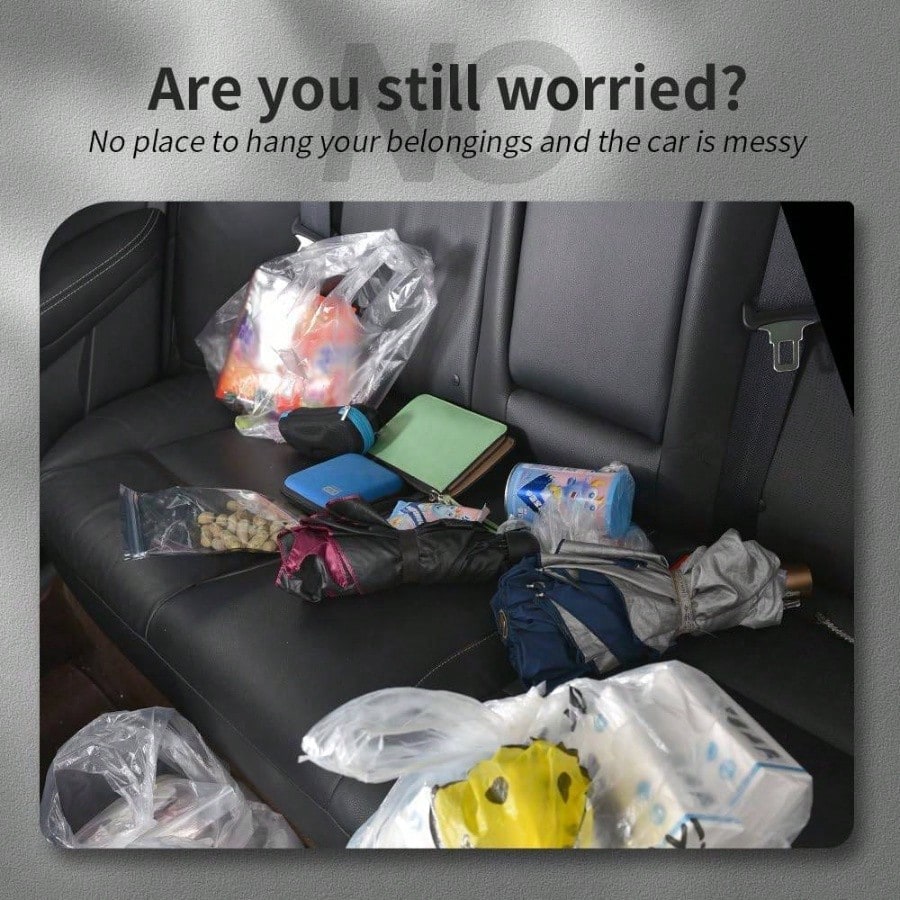 3in1 Headrest Hooks For Car, Multifunctional Car Seat Hooks For Headrest With Cup Holder For Car, - Image 3